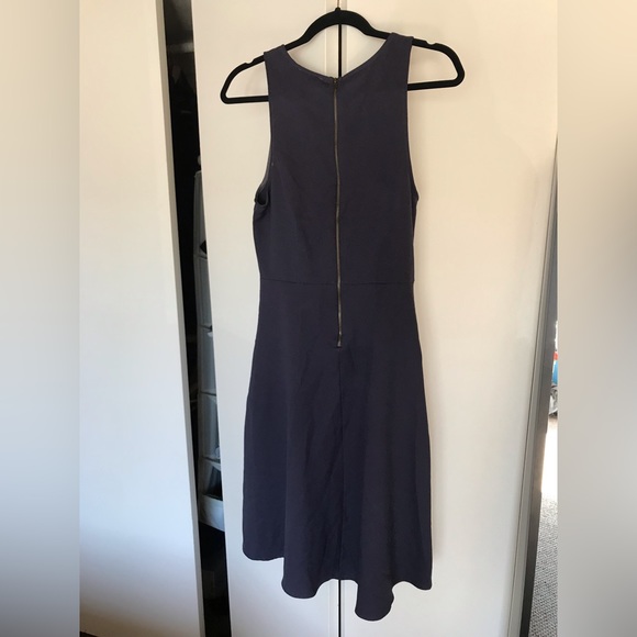 Navy Blue Everly A-Line Dress - Picture 2 of 7